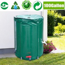 100 L Rain Barrel Water Storage Saver w/Filter Overflow Kit for Patio Farm Ranch