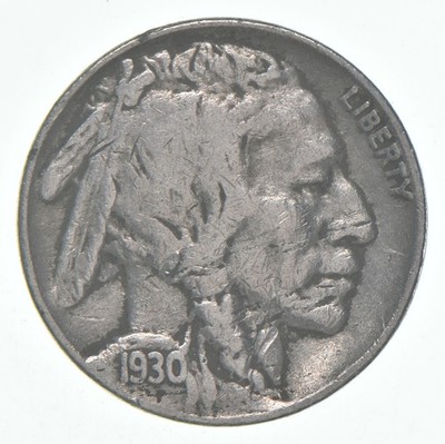1930-S Indian Head Buffalo Nickel Average Circ