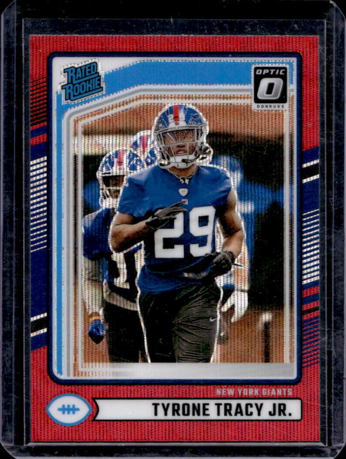 2024 Donruss Tyrone Tracy Jr. Optic Rated Rookie Preview Red Wave #364 Giants