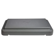 The Step (Made in USA) 4 Inch Stackable Aerobic Exercise Platform (Grey) with...