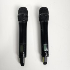 2x Sennheiser SKM 2000 Handheld Wireless Mics e835 Capsule BW Band 626-698MHz