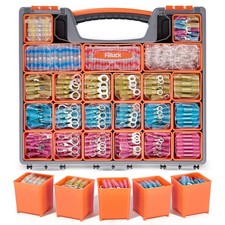 1347PCS Heat Shrink Wire Connectors Kit, Electrical Terminals Solder Seal C...