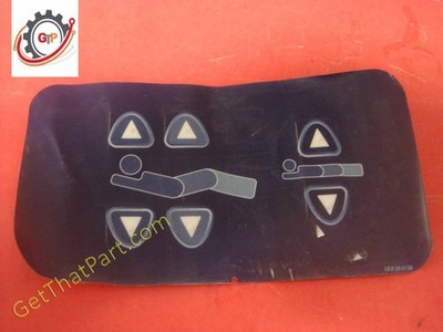 Stryker FL28EX FL28C GoBed II Right Siderail Nurse Control Cover Label