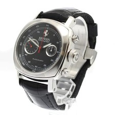 PANERAI FERRARI GRAN TURISMO FER00004 44mm SS Black Dial Chronograph #C305