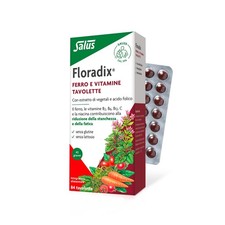 Salus Floradix Integratore alimentare con Ferro e Vitamine per 84 unità