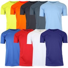 Men's Moisture Wicking Crew Neck T-Shirt TAGLESS ( Sizes, S-2XL ) NWT FREE SHIPP