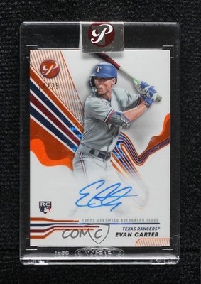 2024 Topps Pristine - Pristine Autographs Evan Carter #PA-EC