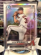 2021 Bowman Draft #BDC-83 Jacob Steinmetz Chrome Refractor 14G