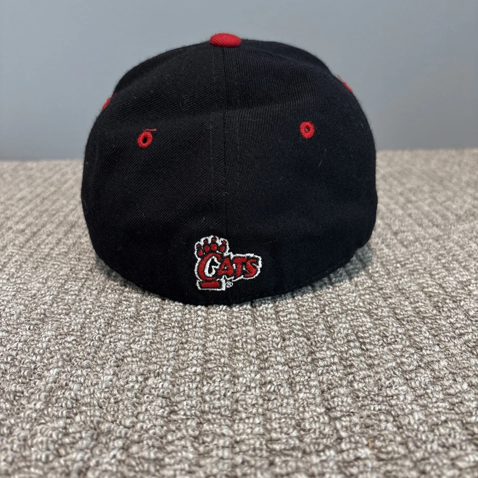 Cincinnati Bearcats Fitted Hat 6 7/8 Zephyr Black With Red Embroidery - Image 4 of 4