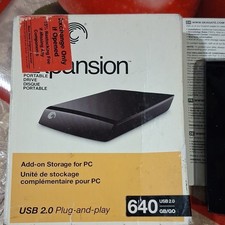 Seagate Expansion Portable External Hard Drive 640GB 9SD2AG-500 with Cord