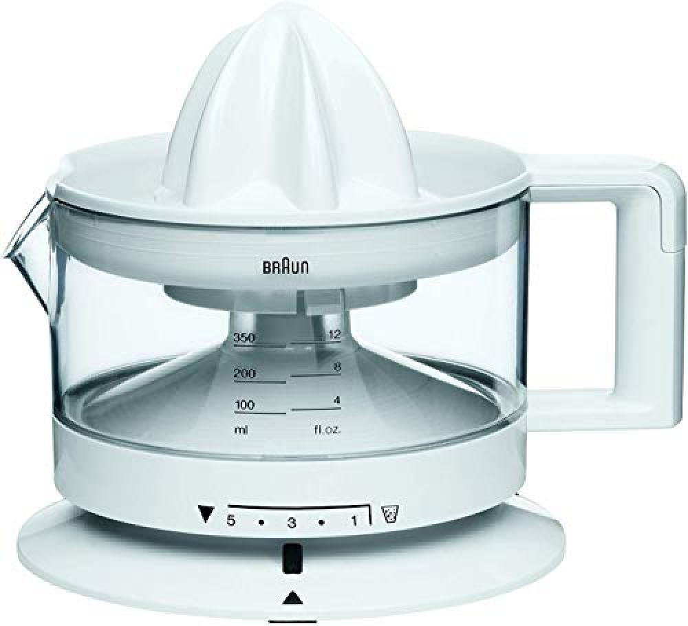Braun CJ 3000 Spremiagrumi, 20 W, 0.35 Litri, plastica, Bianco - NUOVO 
