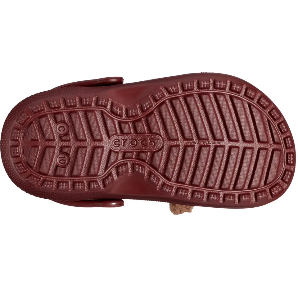 Zueco Crocs Classic Fun Lab forrado de oso marrón 210019-2FL niño pequeño Foto 3 de 4