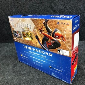 SONY PlayStation 4 Slim 1TB Game Console Spider-Man Bundle PS4, Jet Black