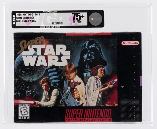 Vintage 1998 Nintendo SNES Super Star Wars MISB VGA 75+