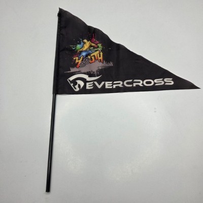 Evercross Youth Safety Flag Pennant for Hoverboard Scooter 14'' Black Graffiti