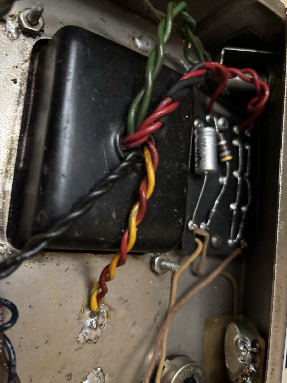 1964 Fender Concert Amplifier Chassis 