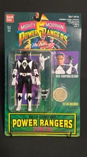 Mighty Morphin Power Rangers Auto Morphin Black Ranger Figure 1994 Bandai