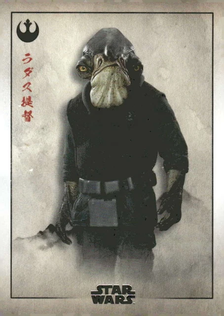 2025 Topps Star Wars Meiyo REBEL ALLIANCE  #RA-2 Admiral Raddus