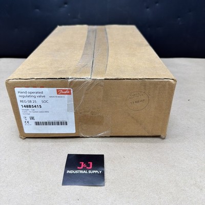 Danfoss 148B5415 Hand Operated Regulating Valve REG-SB 25 Straight Cap 1  SOC
