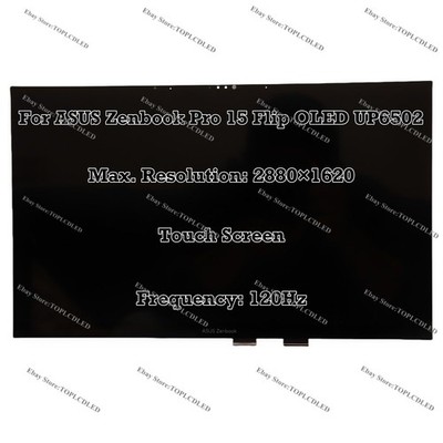 15''ASUS Zenbook Pro 15 Flip OLED UP6502ZD 2,8K LCD Berühren Bildschirm Baugruppe