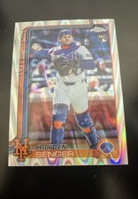 2025 Topps Chrome Update - Hayden Senger #USC128 RayWave Refractor (RC) NY Mets