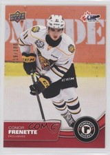 2021-22 Upper Deck CHL Exclusives 19/100 Conor Frenette #127 y0i