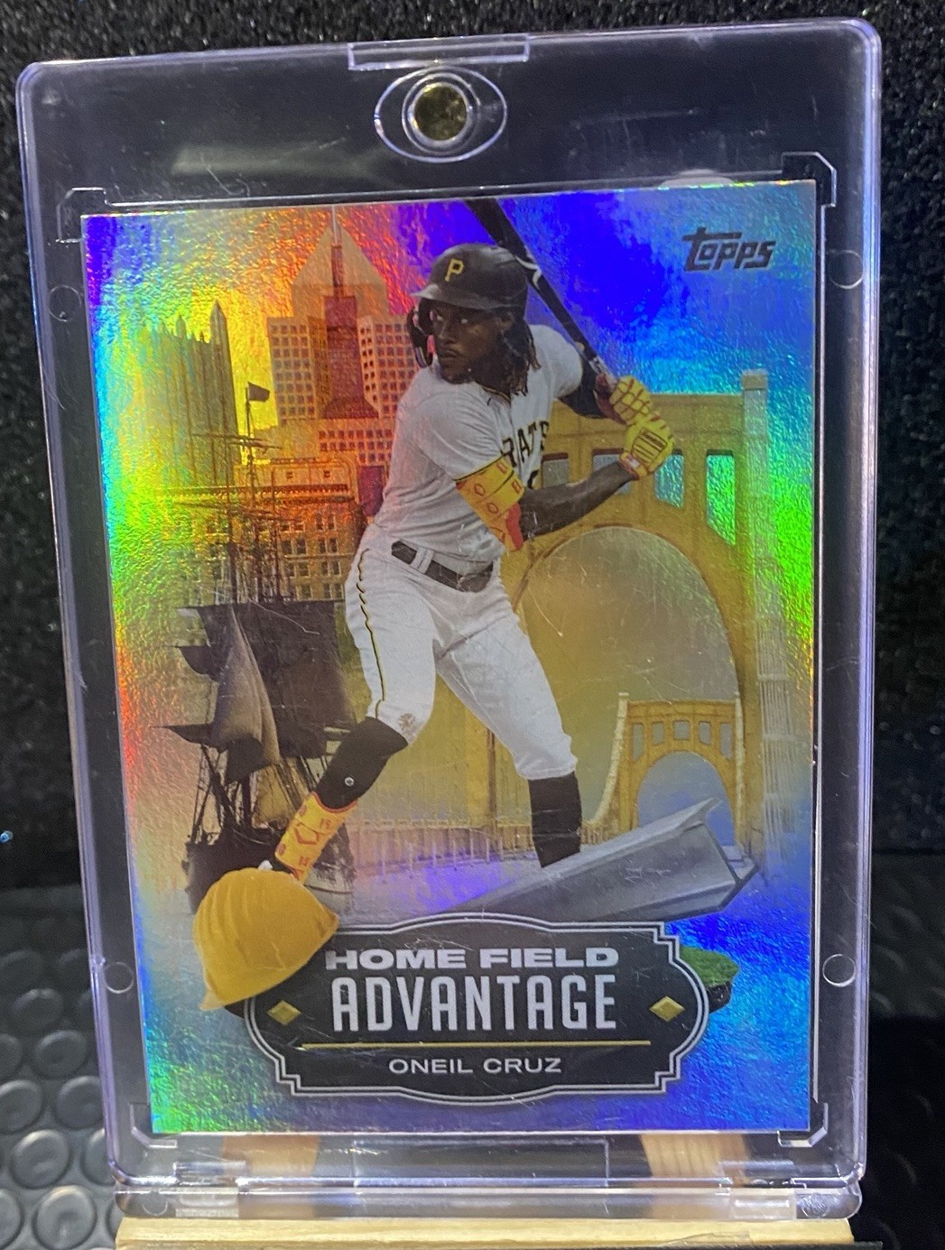 Oneil Cruz Home Field Advantage SSP Case Hit 2023 Topps