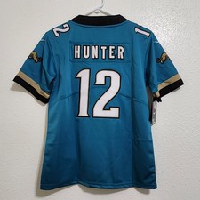 YOUTH JACKSONVILLE JAGUARS Travis Hunter Teal Stitched Jersey SZ M (10/12)  NWT!