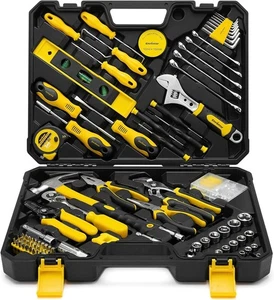 Enventor 231PCS Accueil Kit d'outils, Réparation de base Ensemble général d'outil à main de ménage