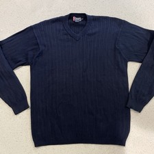 Vintage chaps ralph lauren knitted sweater In Blue woman  s Size Large