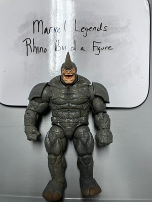 Marvel Legends Rhino Build A Figure Action Figure 2015 Hasbro Articulated Gray