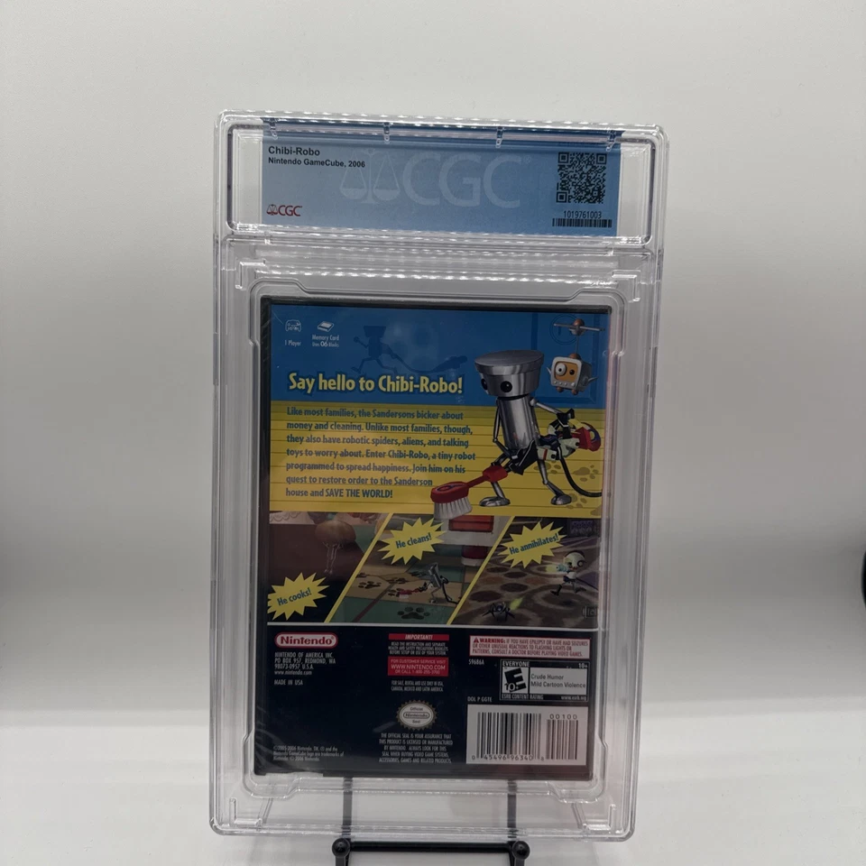 Chibi-Robo (Nintendo GameCube, 2006) - ¡Sellado de fábrica!  Calificado 9,6 A+ CGC Foto 2 de 2