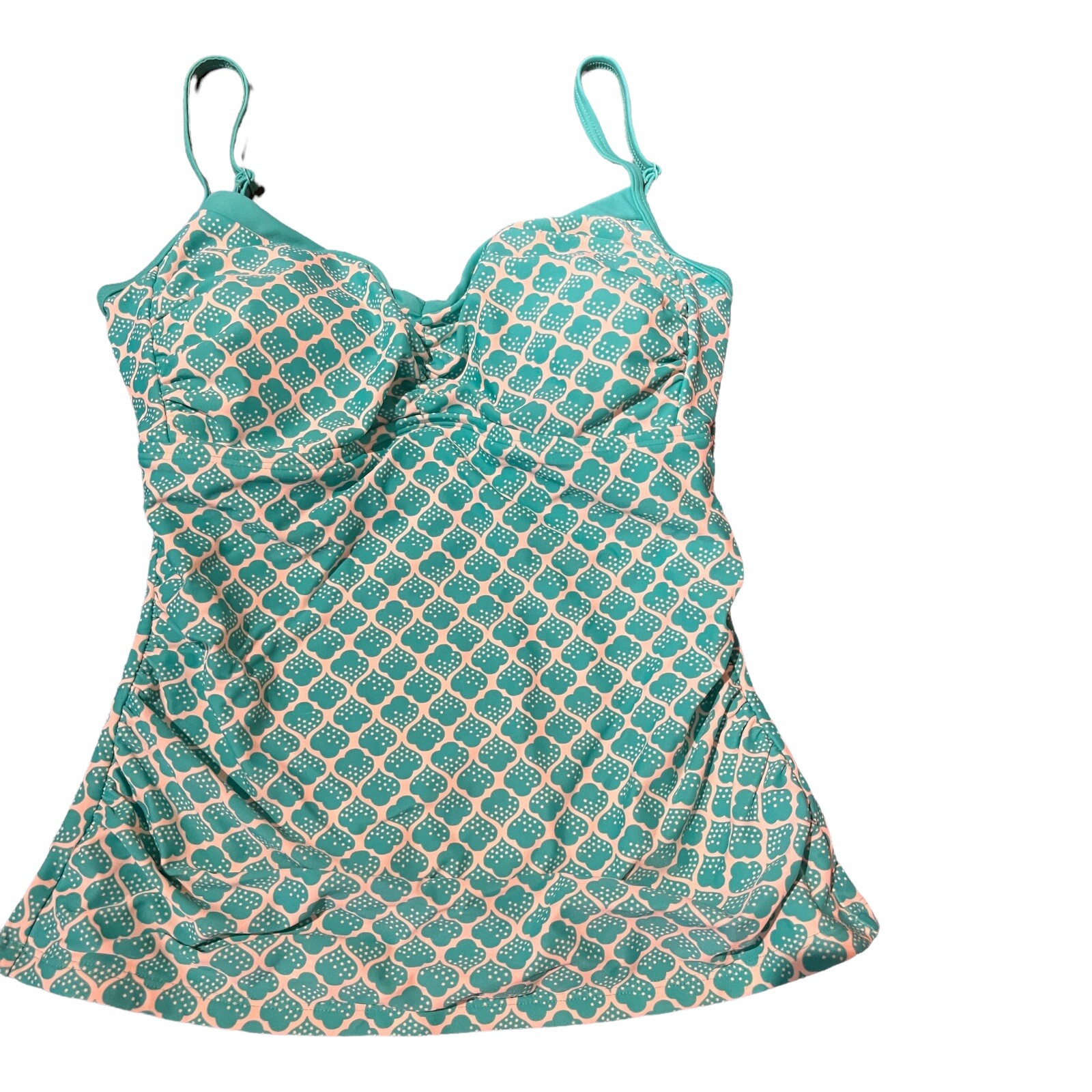 Boden Seychelles Tankini Bathing Suit Swim Top Womens… Gem