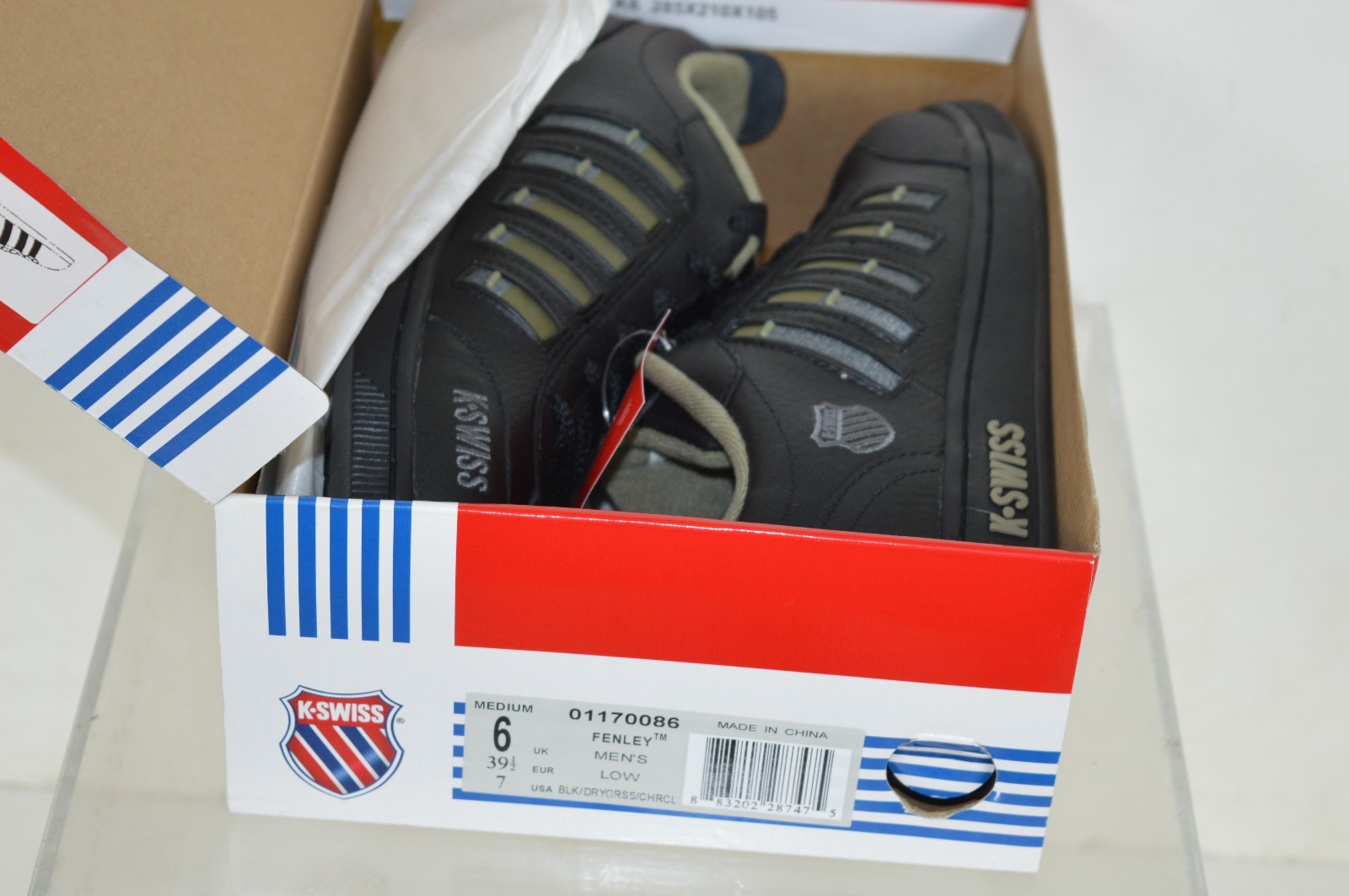 K-Swiss Fenley homme Stripe Shifter Basket anthracite/noir homme Fenley taille 6 UK 791afd K-Swiss Fenley homme Stripe Shifter Basket anthracite/noir homme Fenley taille 6 UK 791afd