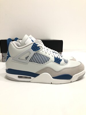靴 Nike Air Jordan 4 Retro military Blue Air Jordan 4 Military Blue 2024 - YouTube