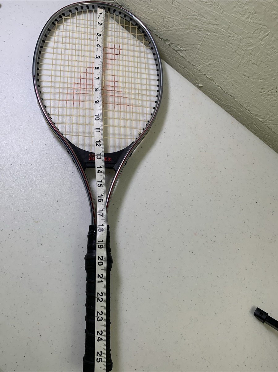 Raquette De Tennis Vintage Pro Kennex Graphite Ace Lite - Rouge/Noir - Poignée L2 (4 1/4'') - Occasion