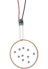 Micro USB 50mm Remote Wireless LEDs,and Coil Inductive, Induction Led Lamp Light