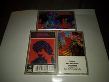 Santana 3 Cassette Lot: Abraxas, Zebop , Amigos