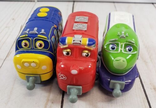 3 TOMY CHUGGINGTON TRAIN CARS WILSON,BREWSTER, +1 UK KOKO
