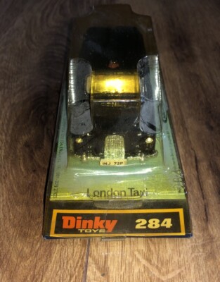 Vintage Dinky Toys 284 London Taxi Austin FX4 Black Cab Car In