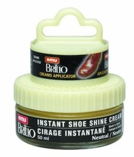 Moneysworth Best Instant Shoe Shine Polish Cream Kit - Neutral Color, 50 ml