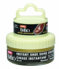 Moneysworth & Best Instant Shoe Shine Polish Cream Kit - Neutral Color, 50 ml