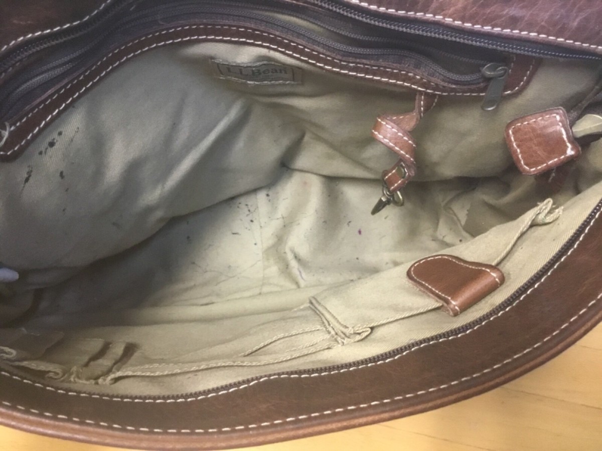 LL Bean brown leather messenger bag LLB#OBQN1 | eBay LL Bean brown leather messenger bag LLB#OBQN1 | eBay