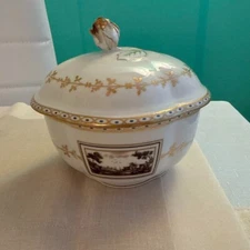 Richard Ginori Fiesole Impero Firenze Sugar Pot #1