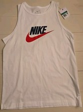 Nike Sportswear Big Kids' Boys Tank Top White Size XL