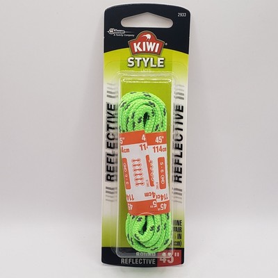 Kiwi Style 45'' Round Reflective Shoe Sneaker Pair Of Laces