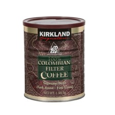 Kirkland Signature 100 Colombian Filter Coffee Dark Roast 1.3Kg Tracked service