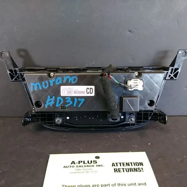 2020 NISSAN MURANO AUTOMATIC TEMPERATURE CONTROLS FITS 17-22 ID 275009UC1C - Изображение 3 из 4
