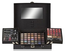 Prevari Makeup Brand New 78 Piece Makeup Kit Rose Gold Box with Pull out shelves