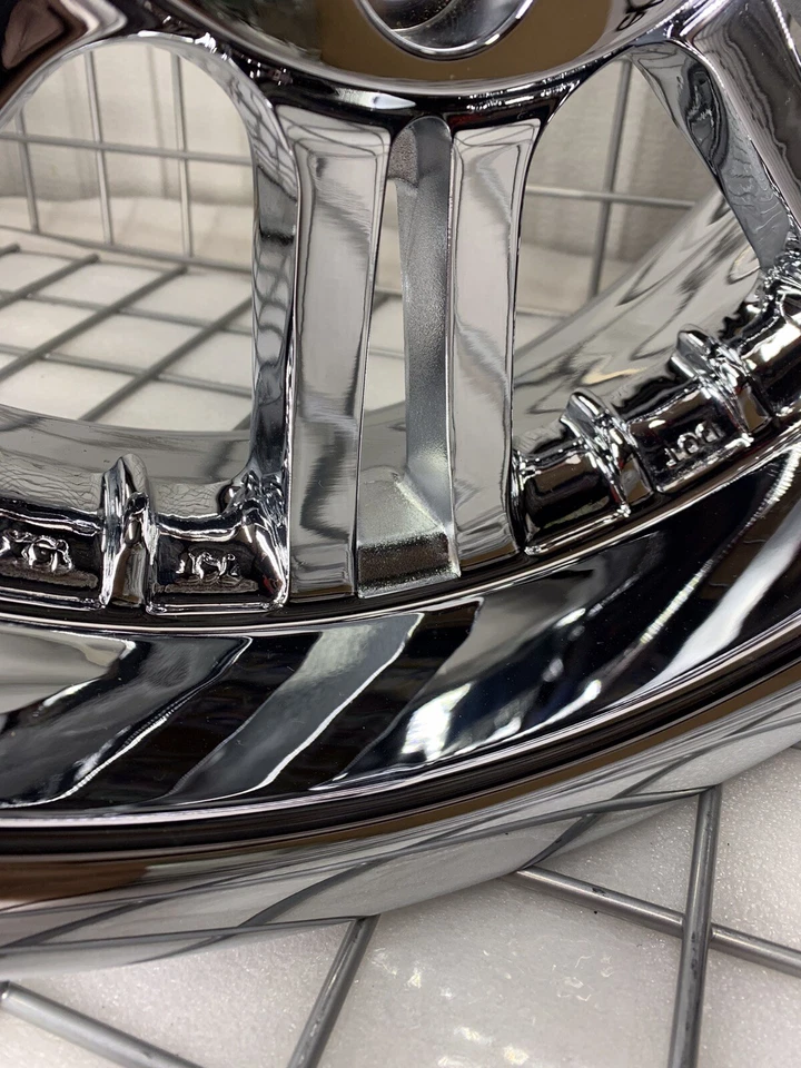 Harley TRIKE TRI GLIDE TRASERO llantas cromadas 2009-23 15x5 MAG OEM INTERCAMBIO llantas Foto 3 de 4